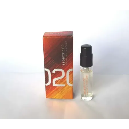 Escentric Molecules Escentric 02 official perfume sample 2ml 0.06 fl. o.z.